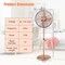 Metal Pedestal Fan 16 Inch Oscillating Adjustable Height 3 Speed